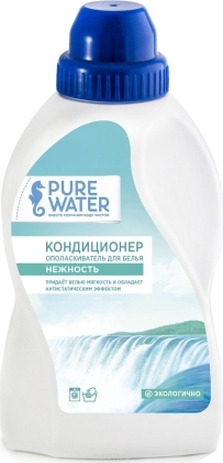 Кондиционер-ополаскиватель Pure Water для белья Нежность гипоаллергенный (1л)
