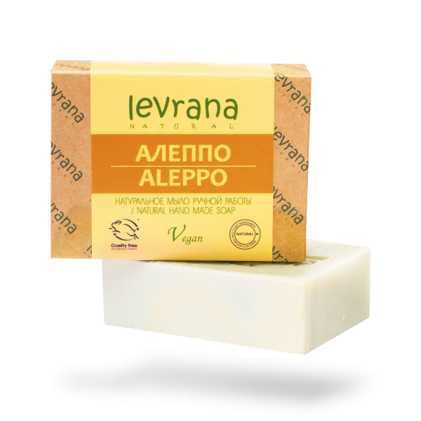Мыло натуральное ручной работы LEVRANA Аллепо (100г)