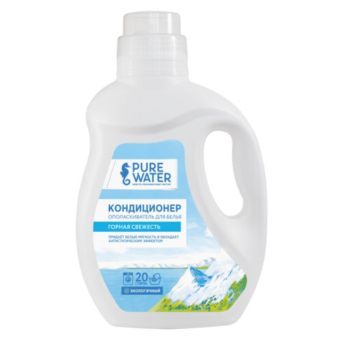 Кондиционер-ополаскиватель Pure Water для белья Горная свежесть (1л)