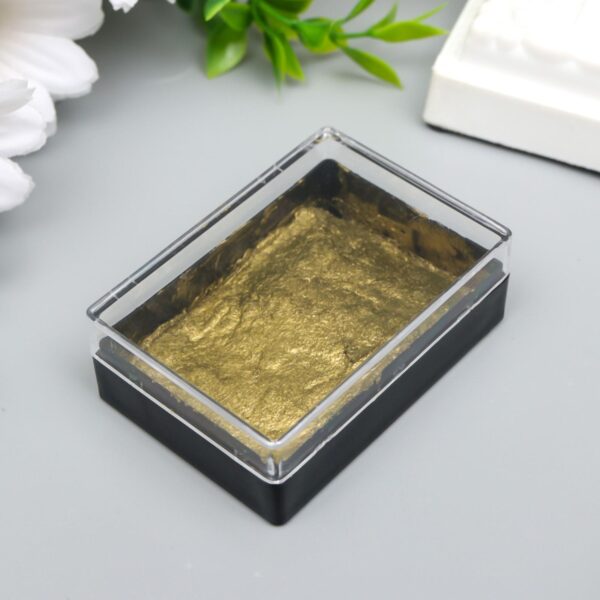 Паста-краска для декорирования металлик "Королевское золото" 5,2х4,2х2 см