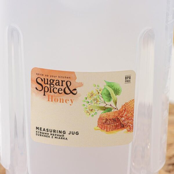 Кувшин мерный Sugar&Spice Honey, 1,5 л, 19,5×12,6×16,5 см, цвет прозрачный