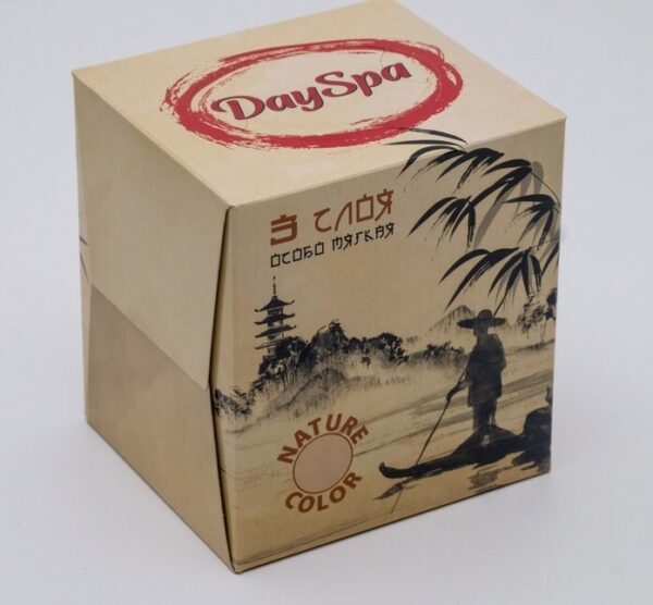 Салфетки косметические из бамбукового волокна "Day Spa" 3-слойные в кубе 50шт 4711189