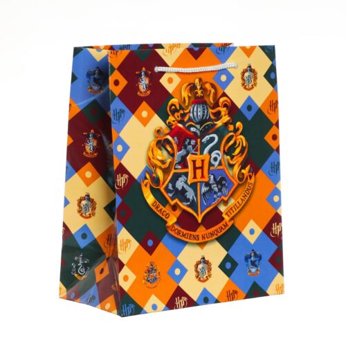 Пакет подарочный «Гарри Поттер. Герб Хогвартса», 180х227х100 мм